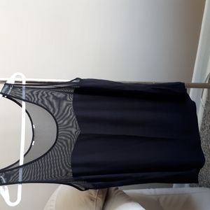 Black tank with mesh